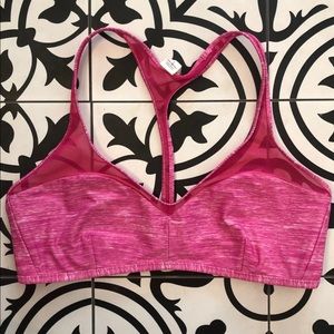 Lululemon Pink Mesh Sportsbra
